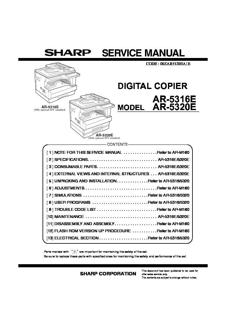 sharp ar 5320 printer driver free download for windows 7