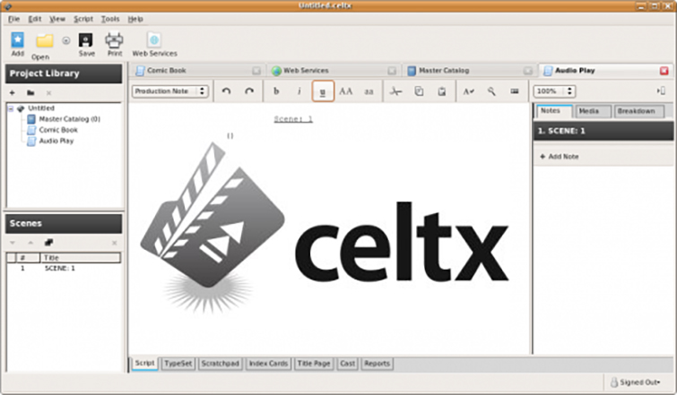 celtx software free download for mac